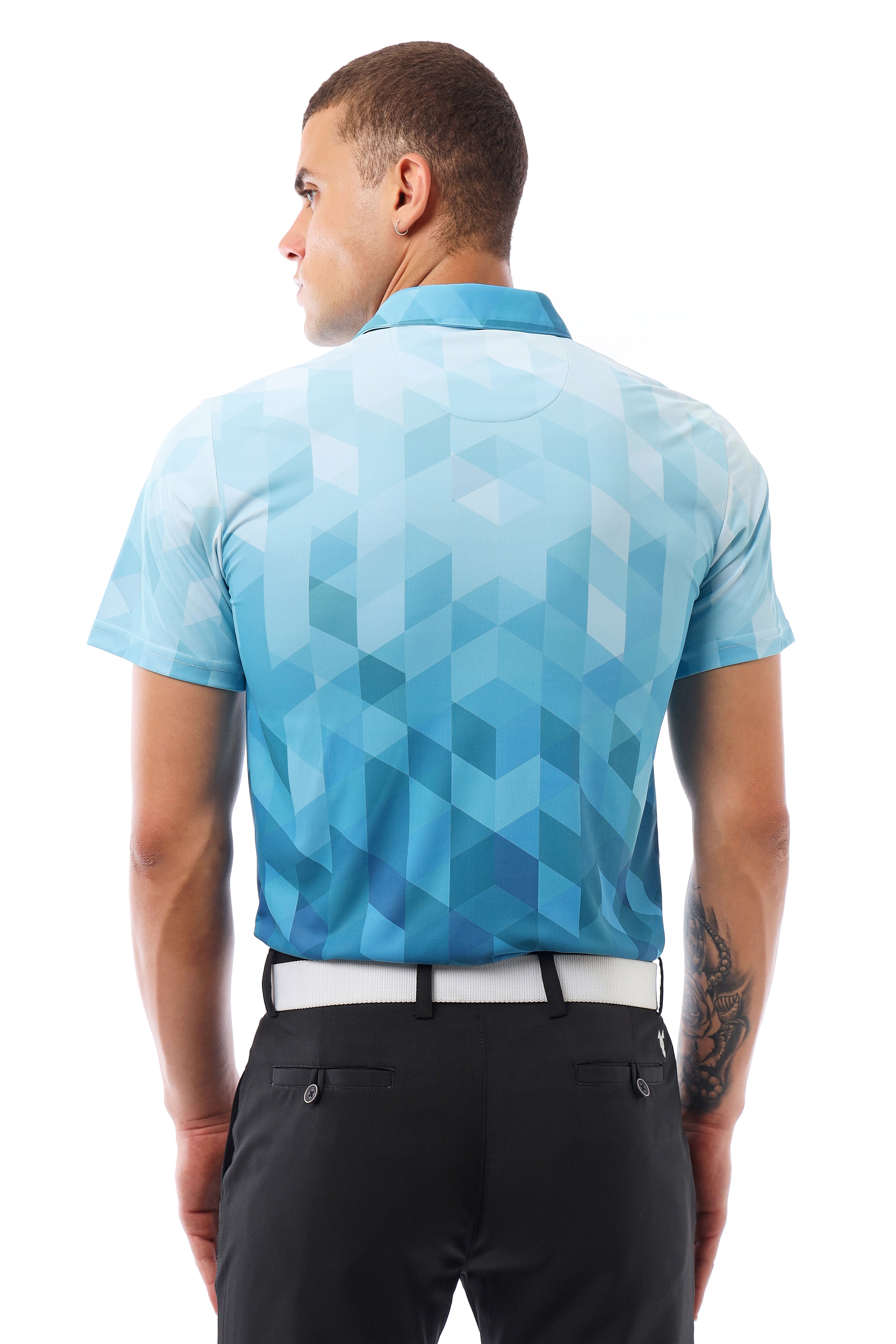 Mosaic Polo Blue