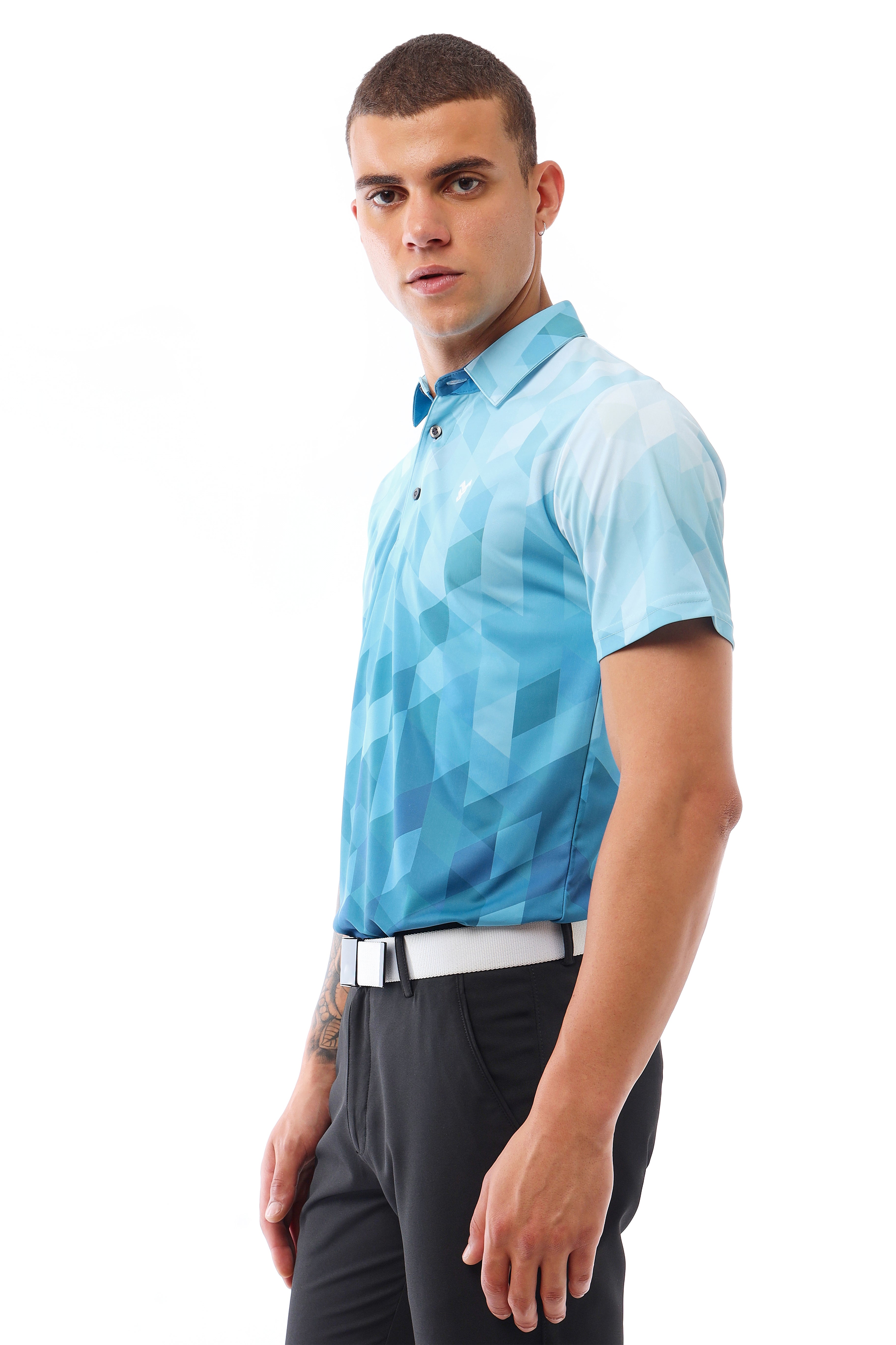 Mosaic Polo Blue