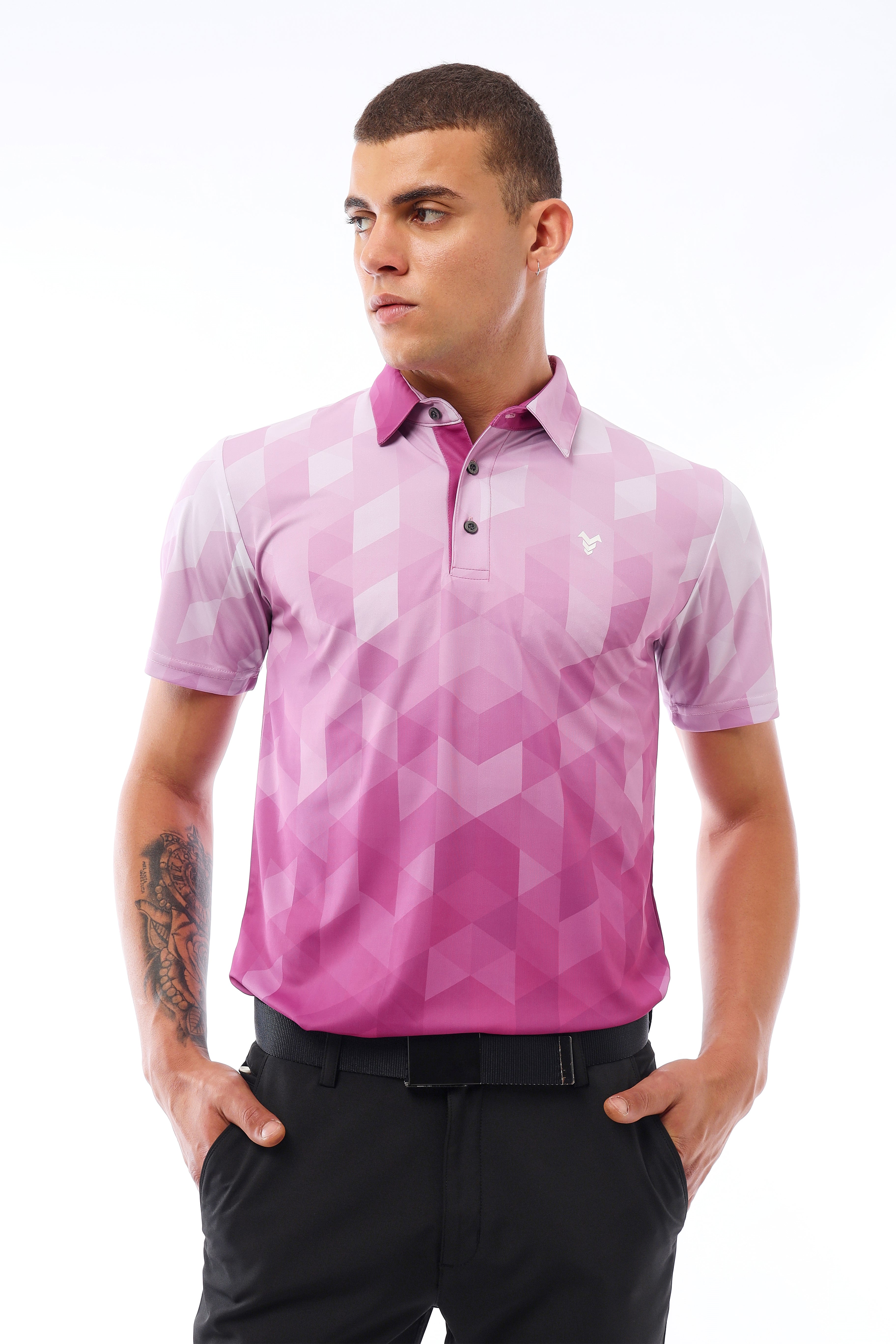 Mosaic Polo Pink