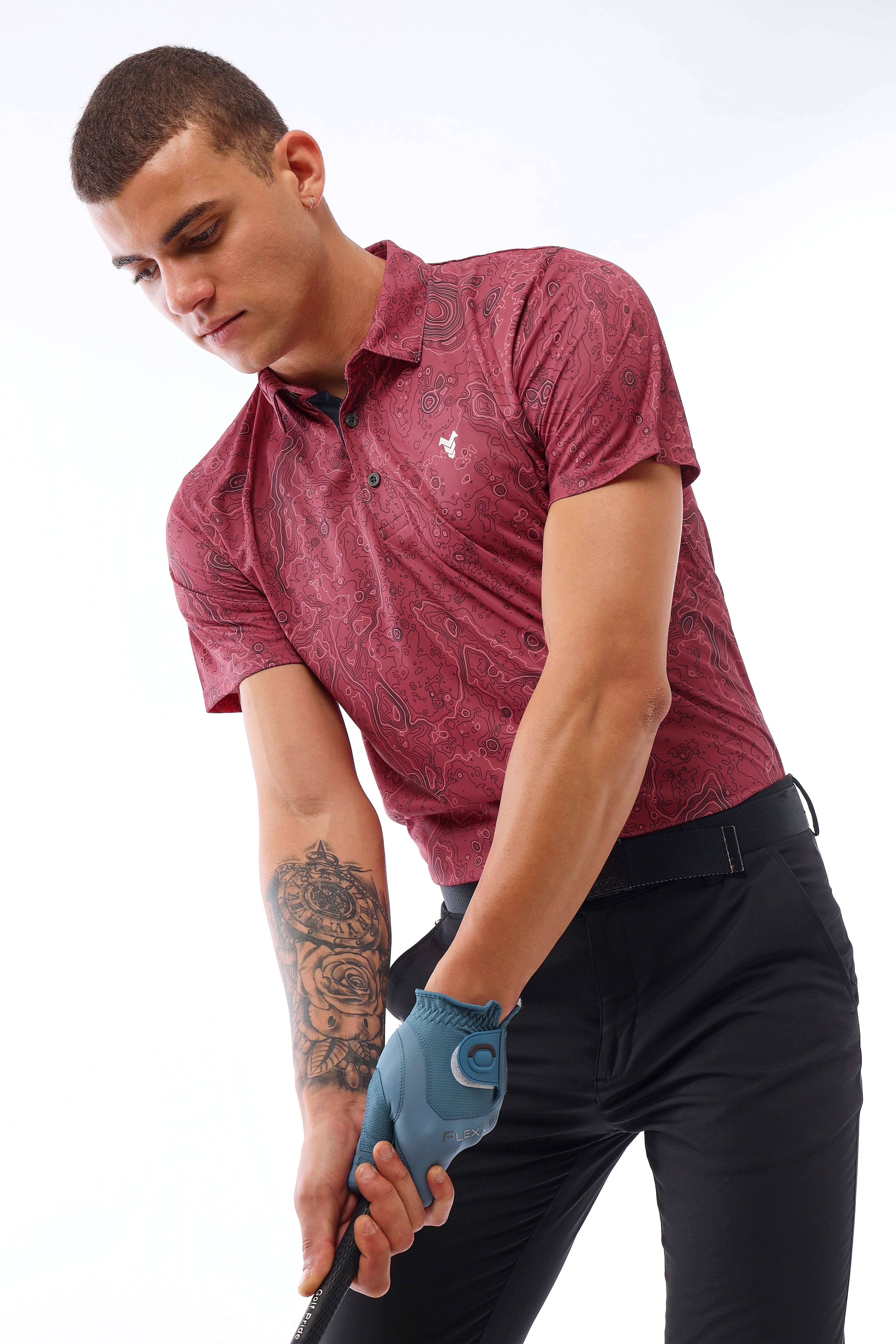 Delta Polo Maroon