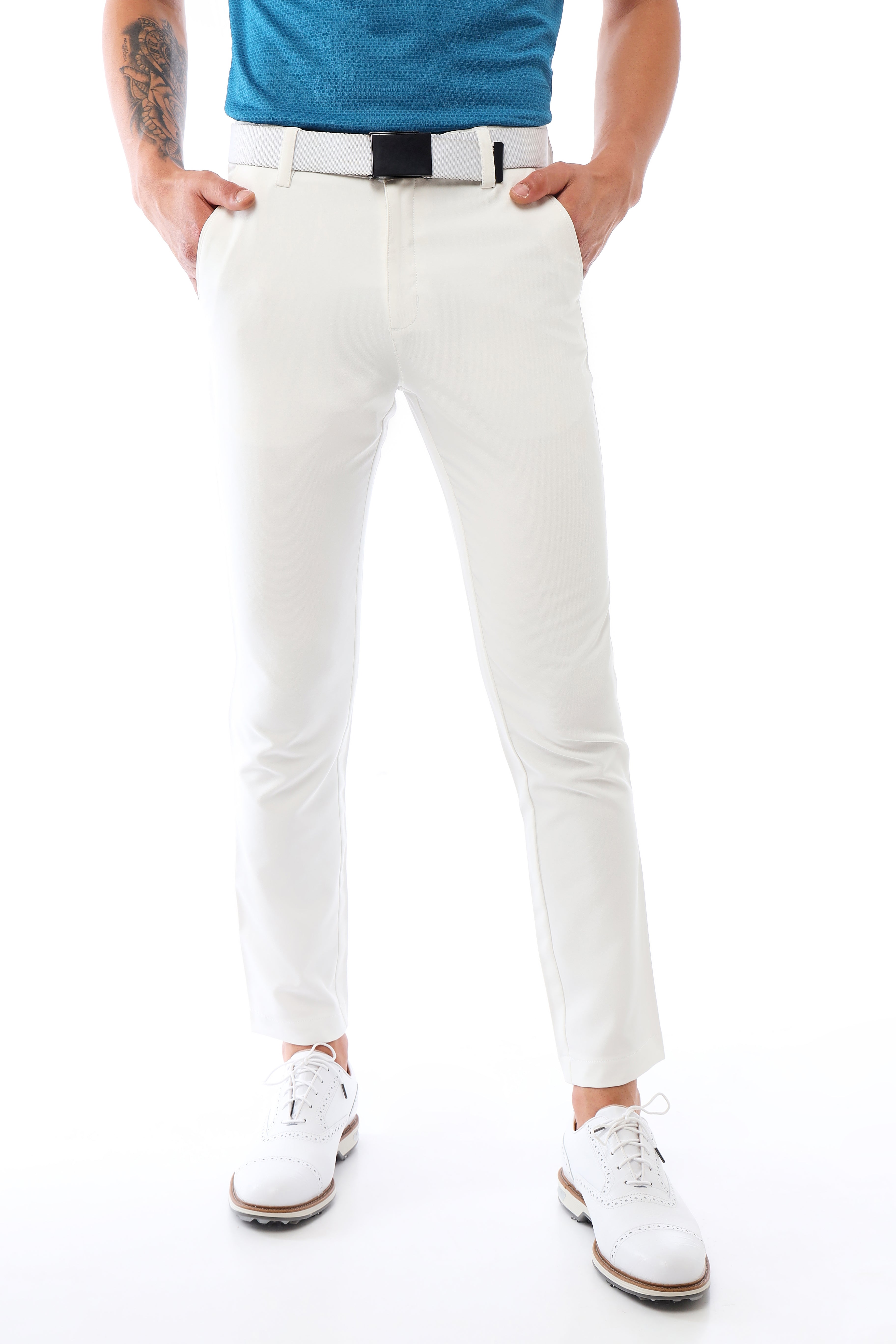 Classic White Trousers